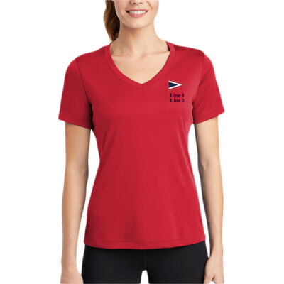 MYC - Ladies PosiCharge ® Competitor V Neck Tee Thumbnail