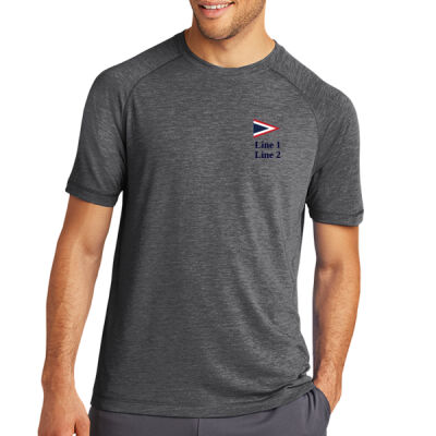 MYC - PosiCharge ® Tri Blend Wicking Raglan Tee Thumbnail
