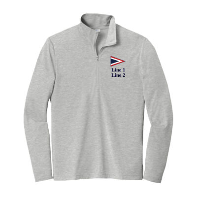 MYC - PosiCharge ® Tri Blend Wicking 1/4 Zip Pullover Thumbnail