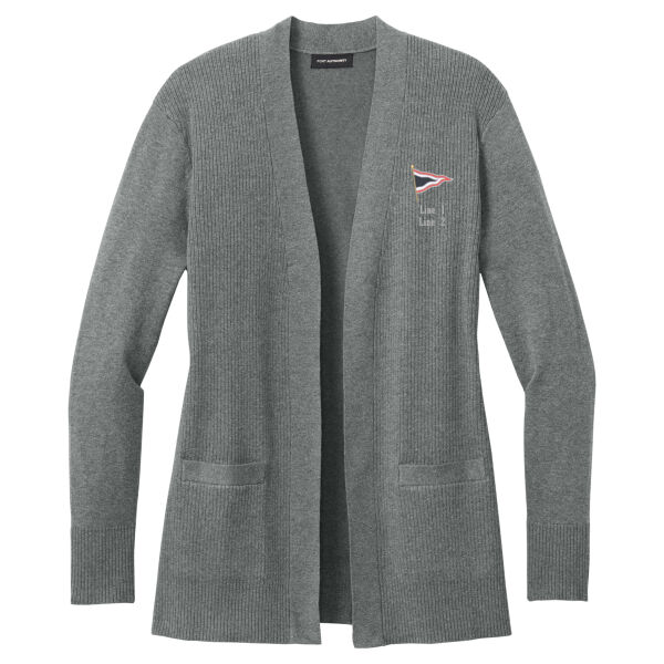 MYC - Women's Easy Care Open Front Cardigan Sweater Thumbnail