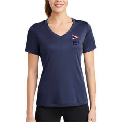 MYC - Ladies PosiCharge ® Competitor V Neck Tee Thumbnail