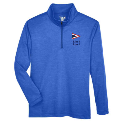 MYC - Youth Zone Sonic Heather Performance Quarter-Zip Pullover Thumbnail