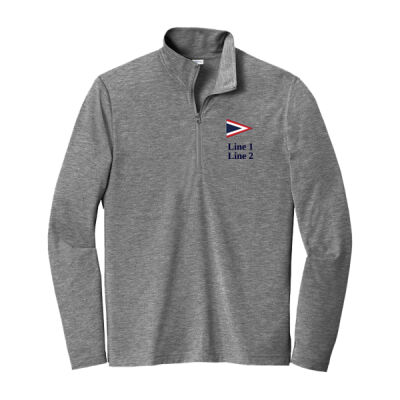 MYC - PosiCharge ® Tri Blend Wicking 1/4 Zip Pullover Thumbnail