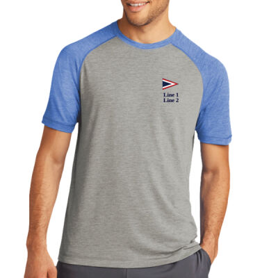 MYC - PosiCharge ® Tri Blend Wicking Raglan Tee Thumbnail