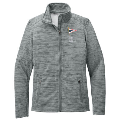 MYC - Ladies Digi Stripe Fleece Jacket Thumbnail