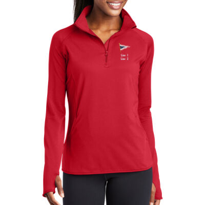 MYC - Ladies Sport Wick ® Stretch 1/2 Zip Pullover Thumbnail