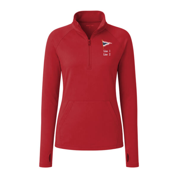 MYC - Ladies Sport Wick ® Stretch 1/2 Zip Pullover Thumbnail